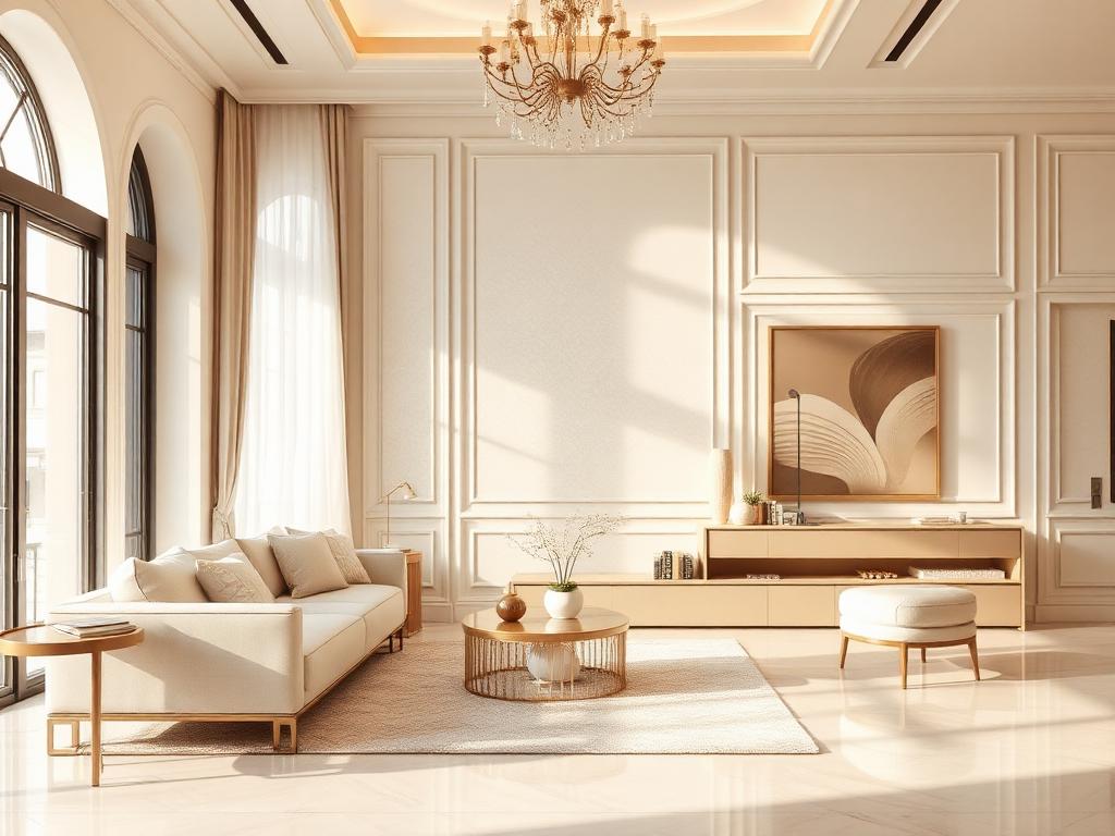 Newly renovated luxury living room